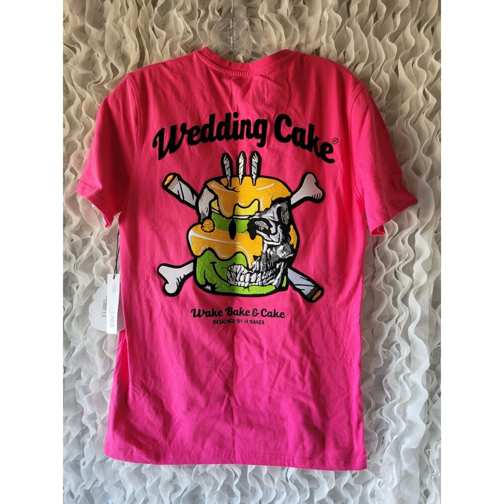 Wedding Cake Men's Wake Bake Cake T-Shirt Black S